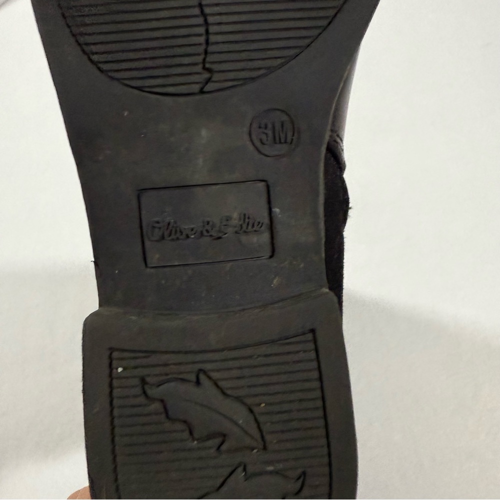Olive & Edie Girls’ Black Tall Quilted Boots Youth Size 3 - Picture 9 of 9